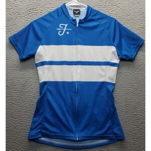 Twin Six Radiant Gel Cycling Jersey Women Medium Multi Athletic Stretch Full Zip